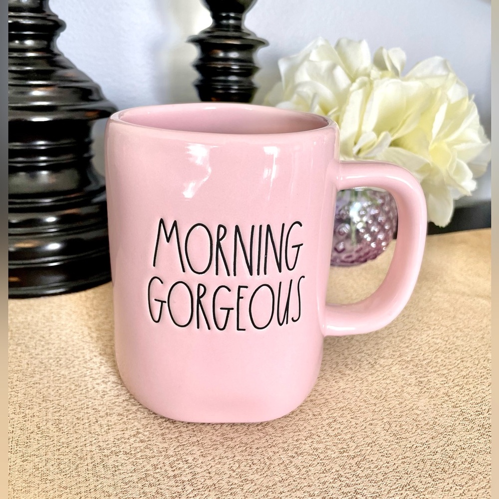 🆕Rae Dunn MORNING GORGEOUS Ceramic Mug